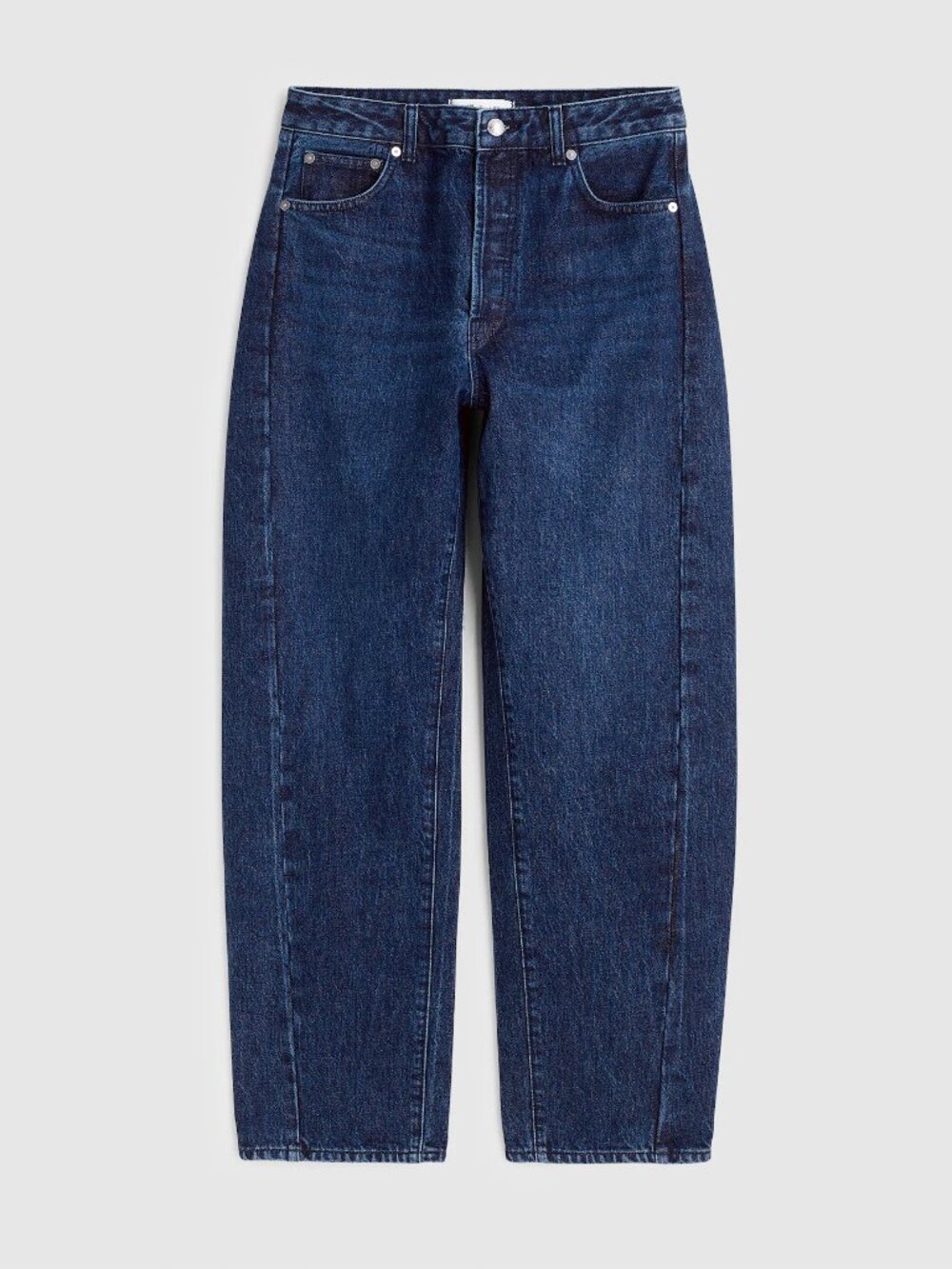 Madewell Tall Curvy Pieced Barrel-Leg Jeans – McKinney Wash - Picture 1 of 9
